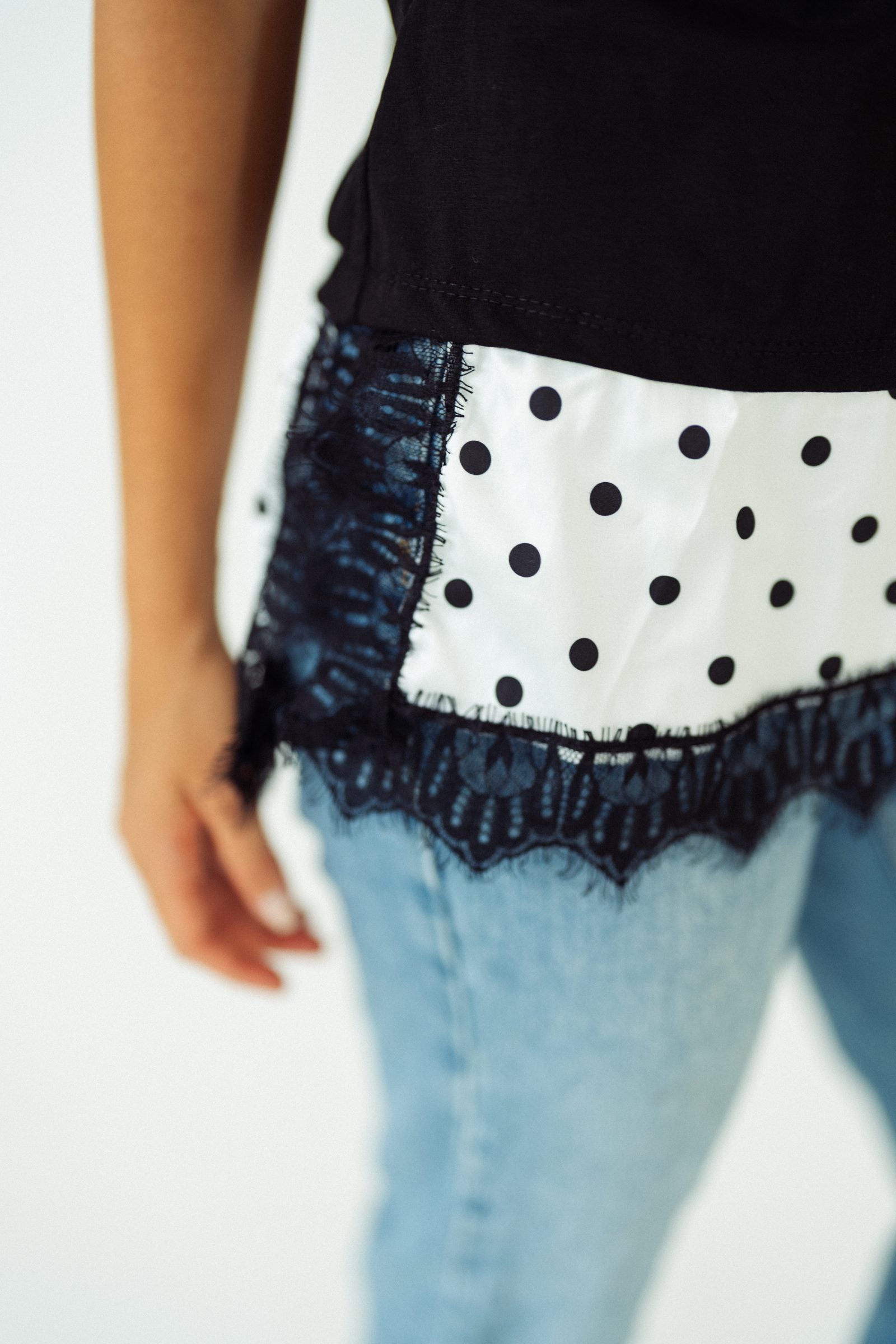 Dotted Lace Tee